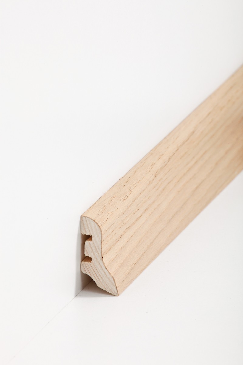Holzfußleiste 20 x 40 mm Fußleiste Sockelleiste 250 cm Abschlussleiste Parkett