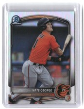 Nate George 2025 Bowman Draft Chrome Refractor