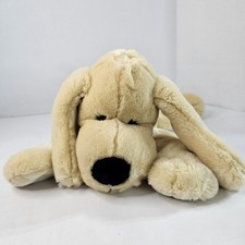 Chosun Retriever Puppy Dog Plush Beige Floppy Ears Black Nose Stuffed Animal Toy