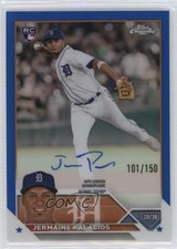 2023 Topps Chrome Rookie Blue Refractor /150 Jermaine Palacios #RA-JP Auto 5m1