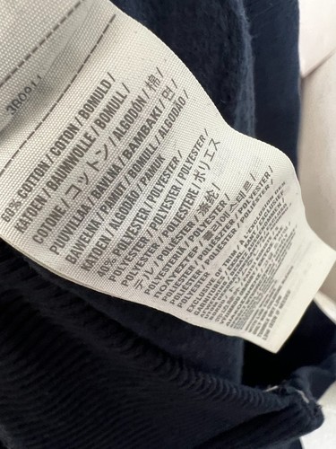 Hollister Navy Ocean Watch Dudes Hooded Zip Up Sweatshirt Men’s Medium (M) NWT - Picture 8 of 8