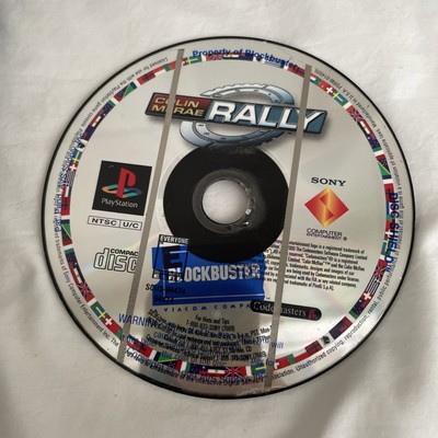 Colin McRae Rally PlayStation 1 PS1 Untested Old Blockbuster Rental