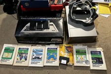 Texas Instruments TI-99/4A Home Computer Lot w/ Expansion System Software