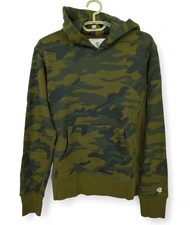 Todd Snyder x Champion USA Made Fatigue Green Camo Popover Hoodie Small