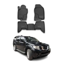 Omac Floor Mats Liner For Nissan Pathfinder 2005-2012 Black Tpe All-weather 4pcs