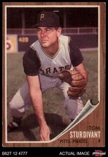 1962 Topps #179 Tom Sturdivant Normal Tint Pirates COMMON VARIATION 1.5 - FAIR