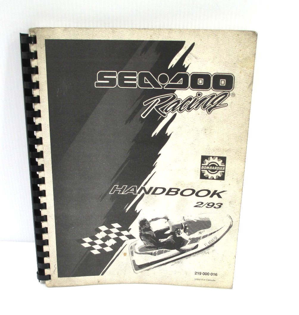 JAL ルートマニュアル 2冊セット 2/93 Sea-Doo Jet Boat All Models Racing Handbook Manual 219 100