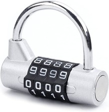 Heavy Duty Security Padlock 4 Digital Combination Lock  For Gym/lockers