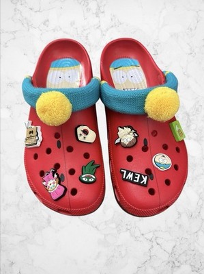 Crocs x South Park Cartman Classic Clog Slip On Red Comfort  display picture 3