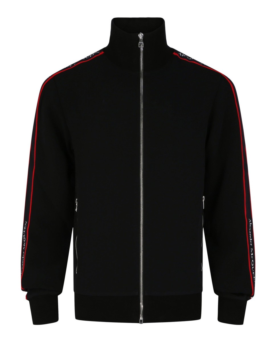 Alexander McQueen Mens Logo Tape Track Jacket | eBay