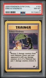 Erika's Kindness 103/132 Gym Challenge Rare Trainer