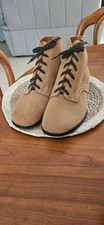 Reproduction de brodequins allemands WW2 , taille 44, cuir retourné