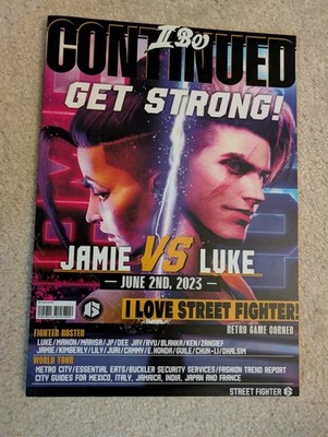 Street Fighter 6 Artbook and Sticker Set from the Collector's Edition NEW Unread