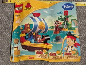 LEGO Duplo Jake's Pirate Ship Bucky 10514 100% Complete, Worn Manual,  No Box