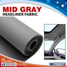 Headliner Upholstery Fabric 1/8" Foam Backed Boat Auto Replacement Material 60"