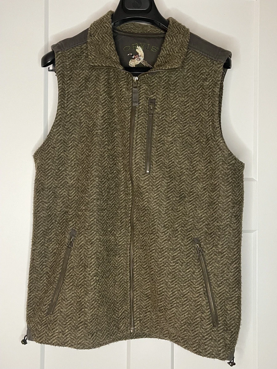 Gilet Orvis Homme Beige – Léger, Imperméable, Idéal Pêche & Outdoor