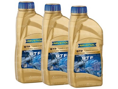3 (3x1) Liter RAVENOL STF Synchromesh Transmission Fluid Made in 
