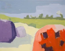 Fantasy Landscape Oil Painting Unique Imagined Abstract Aldo Cherres Art