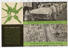 Ford Motor Company Dearborn Michigan & Greenfield Village Brochures 1950's