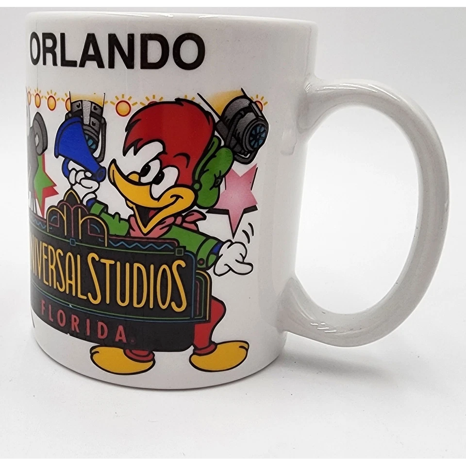 Taza de café de colección Universal Studios Florida Orlando personaje excelente 1996 Foto 4 de 4