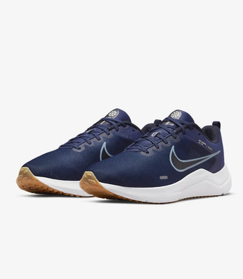 NIKE DD9293 400 NIKE DOWNSHIFFTER 12 NAVY/WHITE SHOE SNEAKERS NIB MEN
