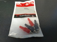RadioShack 274-0384 pk of 4 Solderless Phono Plugs BIN0327