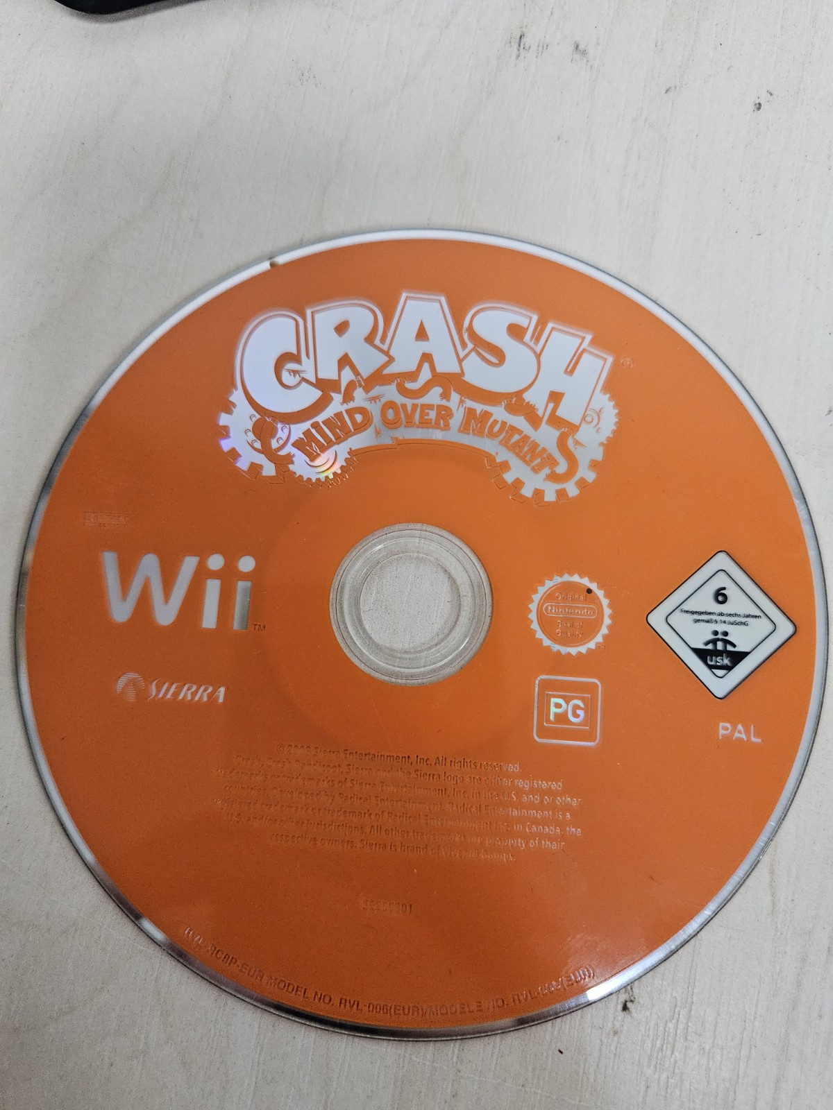 Crash Bandicoot: Mind Over Mutant Video Game for Nintendo Wii