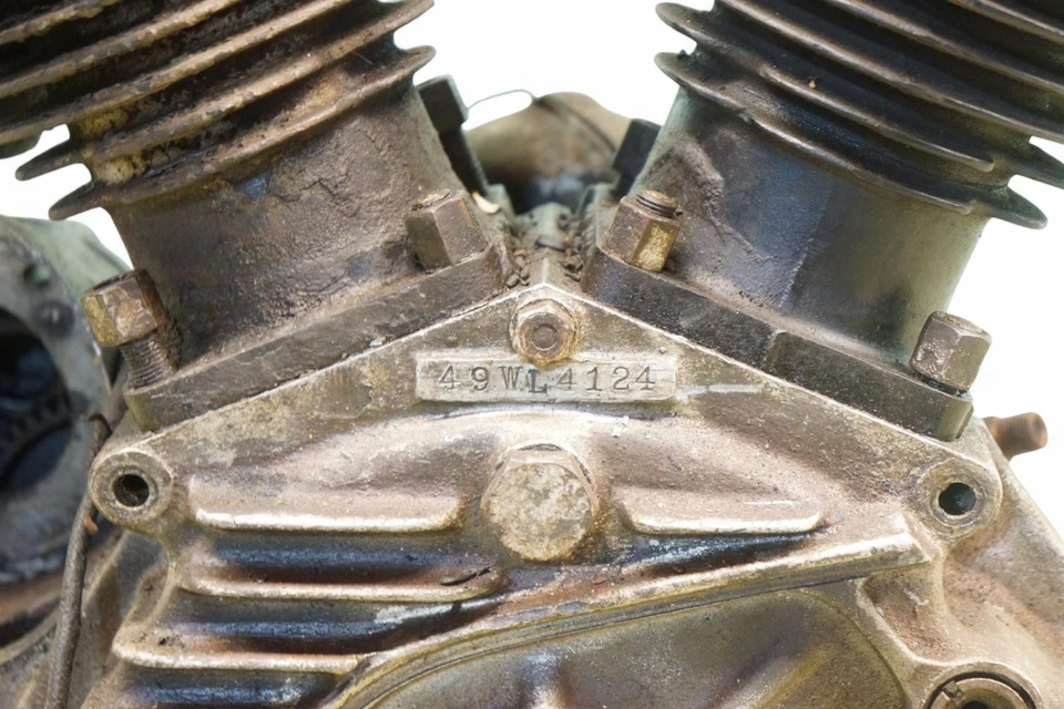 Harley 45 WL WLA Solo Panhead Knucklehead Flathead *Motor 2860 1949  Foto 2 de 4