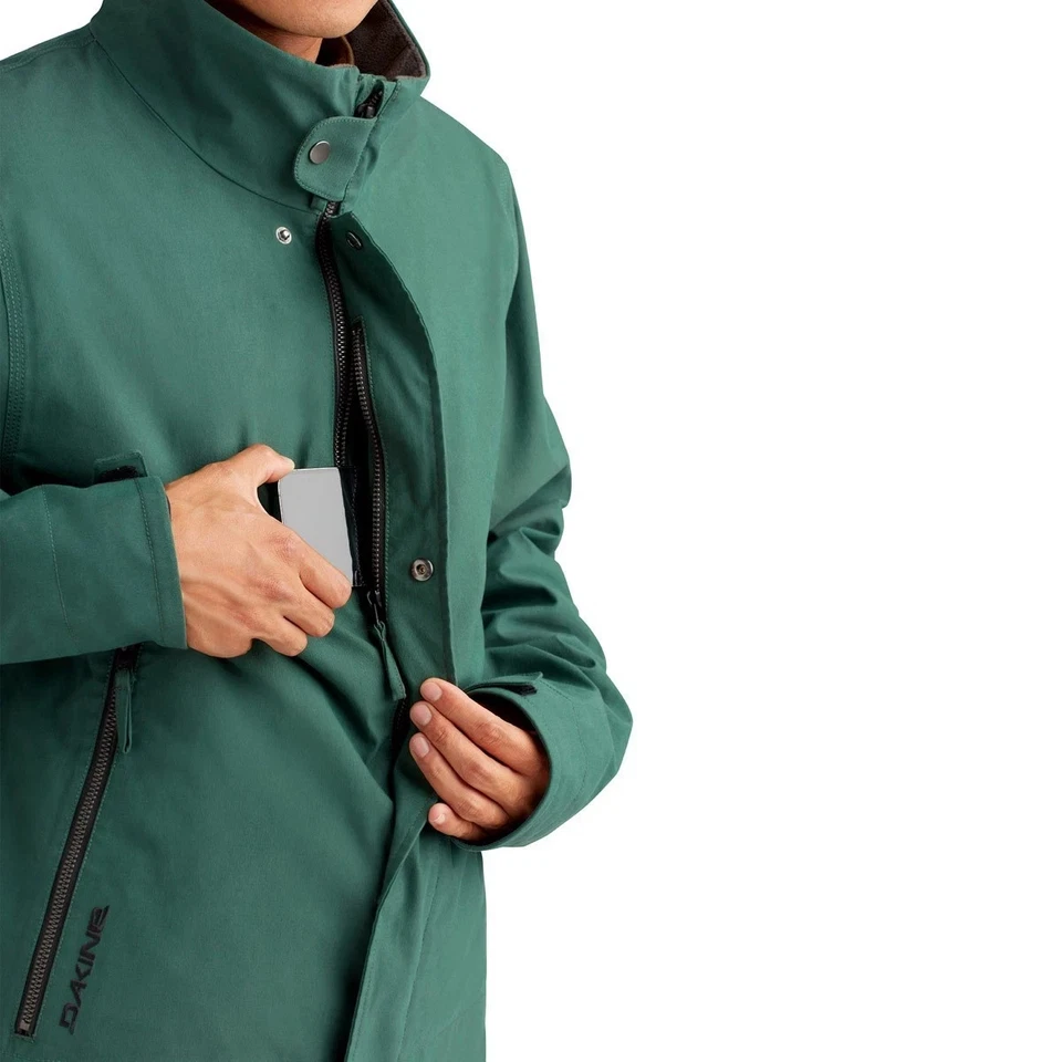 Dakine A-1 Shell Snowboard Jacket Unisex Medium Fir Green 10k Waterproofing - Image 3 of 4