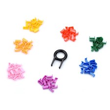 LED Cover Assorted Color 112 pcs for 104 Mechanical Keyboard - 9.9mm Limited Use