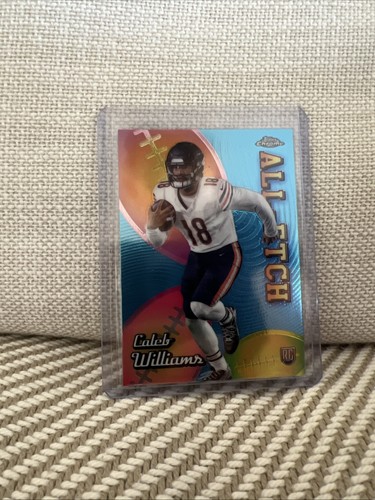 Caleb Williams Rookie Rc Refractor Holo Rc Silver Holo Sp Insert Non - Foto 8
