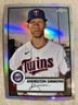 2021 Topps Chrome Platinum Anniversary Edition Andrelton Simmons Refractor #421