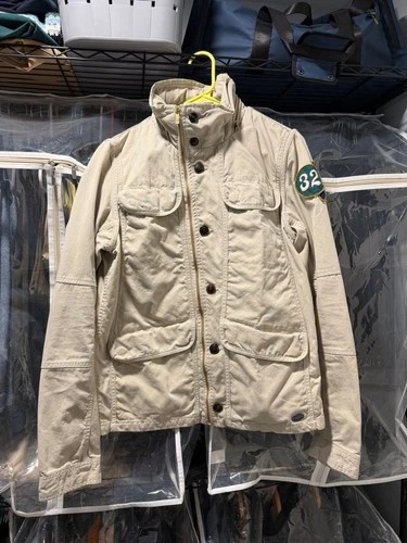 Scotch & Soda Amsterdam Couture Field Jacket Men S Beige Packaway Hood 130653 image 3