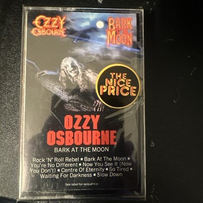 VERY RARE Ozzy Osbourne Bark At The Moon SEALED cassette 1983 Jake E. Lee debut