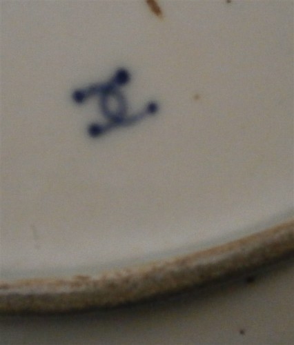 Antique 18thC Ludwigsburg Porcelain Scenic Dish Plate Scene Porzellan Teller - Picture 8 of 9