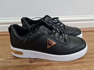 black guess trainers