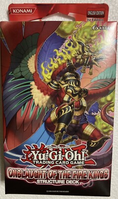 遊戯王　ONSLAUGHT OF THE FIRE KINGS 初版 yugioh Onslaught of the Fire Kings Structure Deck English
