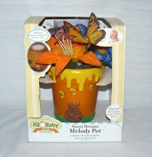 Small World Toys IQ Baby Melody Flower Pot Butterfly Ceiling Night Light Bedtime