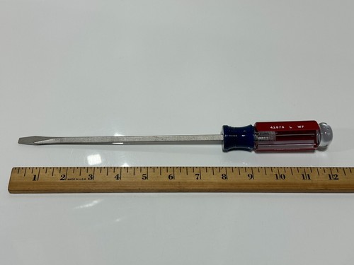 NEW Craftsman USA Made 41578 1/4” Flat Slotted Tip Screwdriver - Picture 6 of 6
