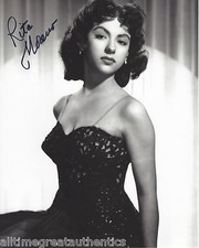 RITA MORENO SIGNED SEXY THROWBACK 8X10 PHOTO w/COA ACTRESS  WEST SIDE STORY