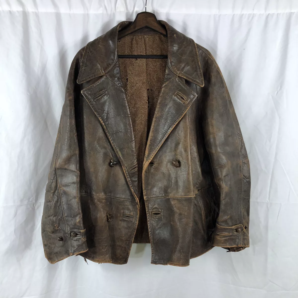 Vintage 1930s French Leather Riding Jacket | eBay