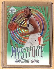 2019-20 Illusions Kawhi Leonard Mystique Insert Emerald Parallel LA Clippers