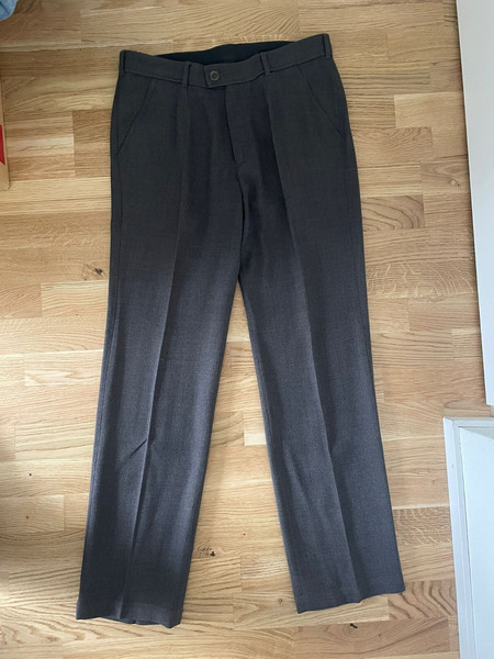 Apropos Hose – Made in Switzerland, 96% Wolle, 4% Poly, Größe 44, Grau 