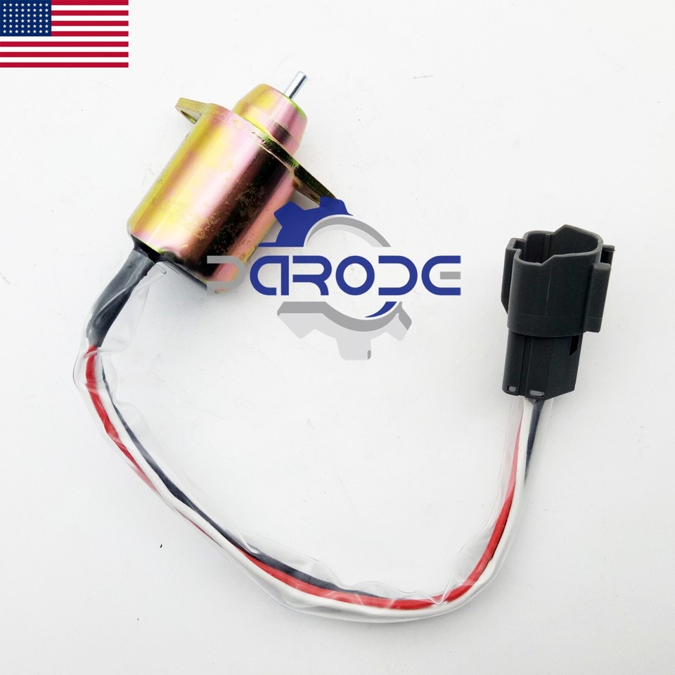 Stop Solenoid 12V for Yanmar Komatsu Engine 3D84E3F 3D84E3K 4D84E3D