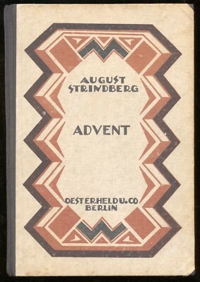 August STRINDBERG★ADVENT • Ein Mysterium★EA★Oesterheld, Berlin 1919★Bühnenstück★ - Bild 1 von 4