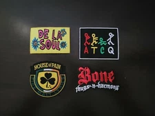A Tribe Called Quest House of pain Da La Soul Bone thugs n harmony hip hop patch