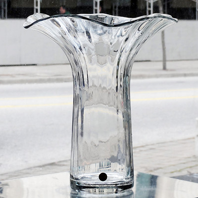 AURELIA Vase 10.5'' by PIELL tall Lead Crystal NEW NEVER USED #25970 made Germany