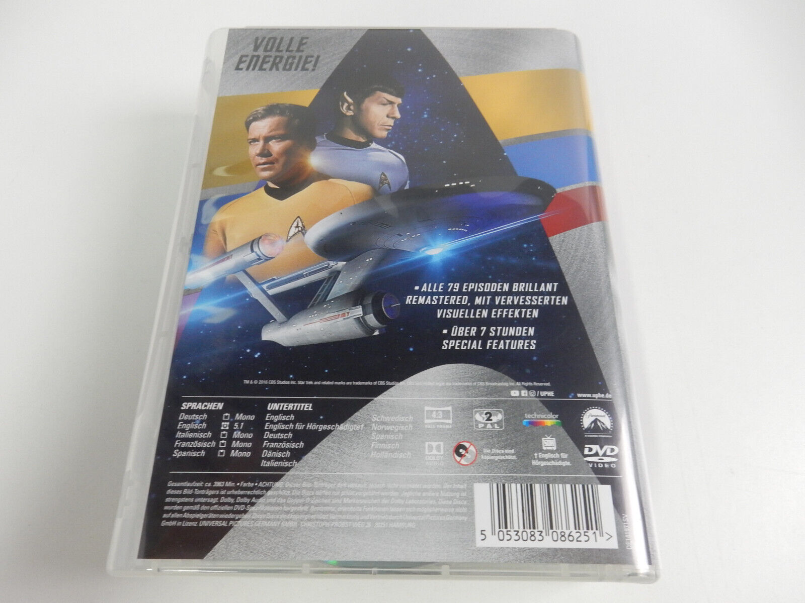 Star Trek - The Original Series - Remastered - Die komplette Serie auf DVD
