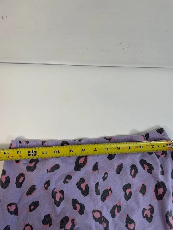 SIGUIENTE Pantalones de pijama de salón de algodón con estampado de animales morados para niñas talla 16 años Foto 4 de 4