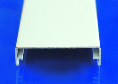 Aluminium Zierklemmdeckel | Weiß